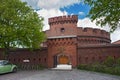 RUSSIA, KALININGRAD - APRIL 29, 2016: Tower of Der Dona, now museum of Amber.