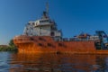 Ship Baltic Explorer in Kaliningrad seaport, Kaliningrad, Russia