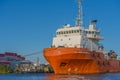 Ship Baltic Explorer in Kaliningrad seaport, Kaliningrad, Russia