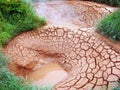 Russia. Kamchatka. Mountains and fumaroles of the Valley of Geysers.