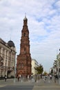 Russia Kazan bell tower of the Epiphany Cathedral church