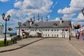 Russia, Kazan June 2019. An old building on the territory of the Kazan Kremlin. The view from the outside