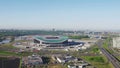 Russia, Kazan - May 18, 2018: Aerial view of Kazan Arena Stadium