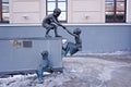 Russia. Kazan. Street sculpture
