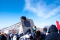 Pancake week, children climb on the wall, winter