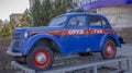Russia. Khabarovsk - may 2019: Old police car