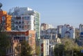 Khabarovsk - October 2019: View of Komsomolskaya street