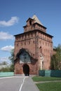 Russia, Kolomna. Pyatnitskie gates in the Kolomna