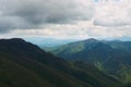 Russia. Krasnodar region. Mountain peaks in Adygea.