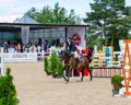 Russia, Leningrad region, Enkolovo village - JULY 7, 2019:INTERNATIONAL COMPETITIONS CSI ** - WORLD CUP, World Cup stage