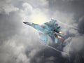 Russia made fighter aircraft