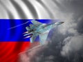 Russia made fighter aircraft