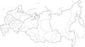 Russia map Royalty Free Stock Photo