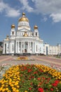 Russia. Mordovia. Cathedral of St. Warrior Admiral Feodor Ushakov Royalty Free Stock Photo