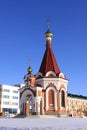Russia Mordovia republic Chapel in Saransk Royalty Free Stock Photo