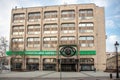 Russia, Moscow, April 2020. Empty streets of the city. Quarantine in Moscow. Rare passers-by. City center, Tverskaya Boulevard,