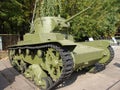 Russia. Moscow.Battle tanks and anti tank gun museum in Poklonnaya Gora