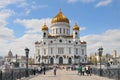 Russia, Moscow, Cathedral of Christ the Redeemer in Moscow