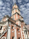 Russia, Moscow, Church of Archangel Gabriel, Menshikov tower. Early 18th century