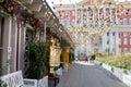 Russia, Moscow, The Festival `Golden autumn` on Tverskaya square.