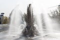 Russia, Moscow, Fountain Golden Ear at VDNKh