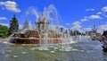 Russia. Moscow. Fountain Stone flower