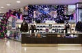 Gatsby store for winter hats and other accessories in the European shopping mall in Moscow