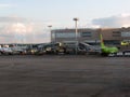 Domodedovo airport. Internal view of international terminal.