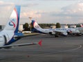 Domodedovo airport. Internal view of international terminal.