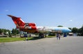 RUSSIA, MOSCOW, JULY 31, 2012: Monument model airplane