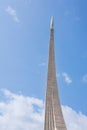 Russia, Moscow - June, 3, 2019: The Monument to the Conquerors of Space Royalty Free Stock Photo