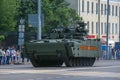 Kurganets-25 infantry fighting vehicle on military parade Royalty Free Stock Photo