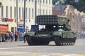 TOS-1A Solntsepyok Heavy Flamethrower System on military parade