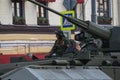 Armata T-15 infantry fighting vehicle on military parade