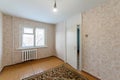 Russia, Moscow- November 15, 2019: interior room apartment modern bright cozy atmosphere. bright empty room, rare not modern
