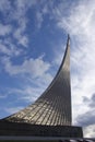 Russia, Moscow, October 2019: Conquerors of space monument