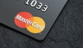 Russia, Moscow - OCTOBER 6, 2018: MasterCard credit card