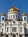 Orthodox Cathedral of Christ the Savior in Moscow, Russia Royalty Free Stock Photo