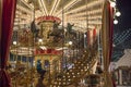 Russia, Moscow, People on a merry-go-round, Christmas market