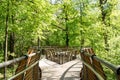 Russia, Moscow, VDNH: Aerial ecological trail, spring