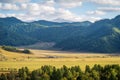 Rural mountain landscape in the fall Royalty Free Stock Photo