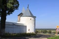 Russia. Mozhaisky Luzhetsky of the Nativity of the virgin Ferapontov monastery. Tower Royalty Free Stock Photo