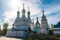 Russia, Murom, May 8, 2018: Holy Trinity Convent, Peter and Fevronia, Vladimir region