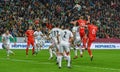 Russia national football team in attack during international friendly Russia vs Iran 1-1