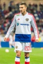 Russia national football team midfielder Aleksei Ionov Royalty Free Stock Photo