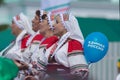 RUSSIA, Nikolskoe village, Republic of Tatarstan 25-05-2019: A group of mature women dancing traditional dance. A