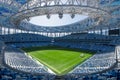 Russia, Nizhny Novgorod - April 16, 2018: View of Nizhny Novgorod Stadium, building for the 2018 FIFA World Cup in