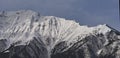 The silence of the snow-capped mountains