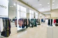 Russia, Novosibirsk - April 25, 2018: interior of women`s clothing and accessories store boutique EMPORIO Royalty Free Stock Photo