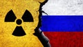 Russia Nuclear deal, negotiation, threat, relations concept